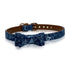 Blue Ocean Style French Bulldog Bowtie Collar